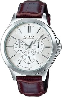 Casio Enticer Analog White Dial Men's Watch (MTP-V300L-7AUDF, A1177, Silver)